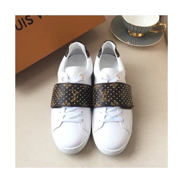 Louis Vuitton 2019 Ladies Leather Sneakers - 루이비통 … - 1