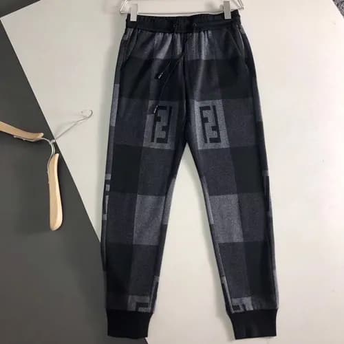 Fendi 2019 Mens Casual Logo Training Pants -펜디 남성… - 1