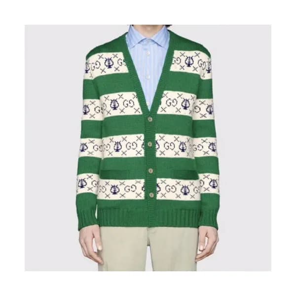 Gucci 2019 Mm/Wm Logo V-neck Cardigan - 구찌 2019 남자… - 1