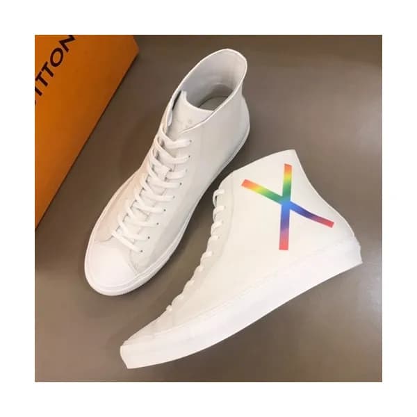 Louis vuitton 2019 Mens Leather Sneakers - 루이비통 2… - 1