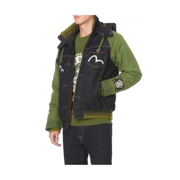 Evisu Mens Embroidery Evisukuro Casual Jacket - 에비… - 1