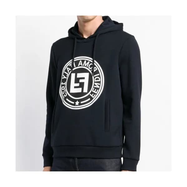 Fendi Mens Logo Cotton Hooded - 펜디 2019 남성 로고 코튼 후… - 1