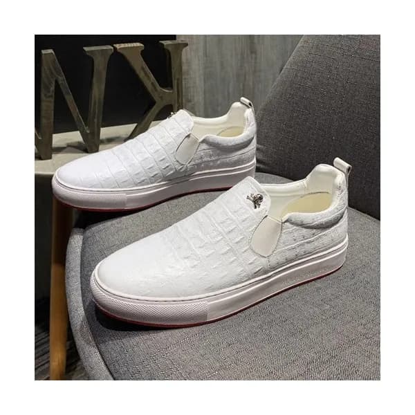 Philipp plein 2019 Mens Leather Slip On - 필립플레인 2… - 1