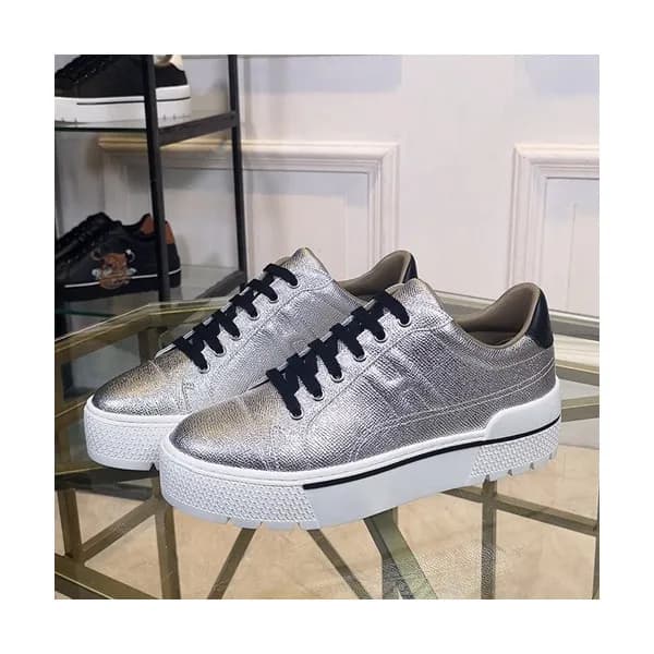 Hermes 2019 Ladies Leather Sneakers - 에르메스 2019 여성… - 1