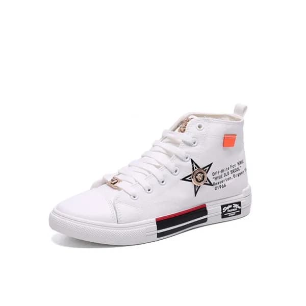 Versace 2019 Mens Canvas Sneakers - 베르사체 2019 남성용 … - 1
