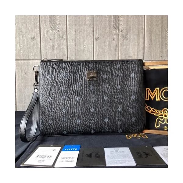 MCM 2019 Visetos Clutch Bag,30cm - 엠씨엠 2019 남여공용 비… - 1