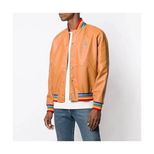 Loewe 2019 Mens Causal Leather Jacket - 로에베 2019 남… - 1