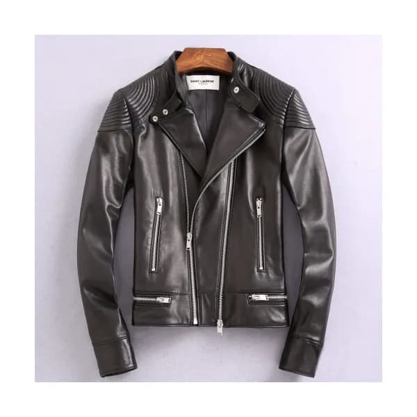 [1:1]Saint Laurent 2019 Mens Leather Jacket - 입생로랑… - 1