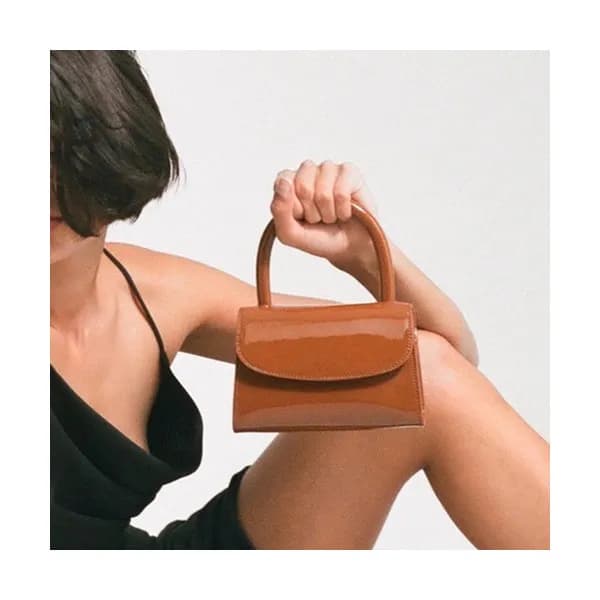 By Far 2019 Leather Tote Shoulder Bag,17cm - 바이 파 … - 1