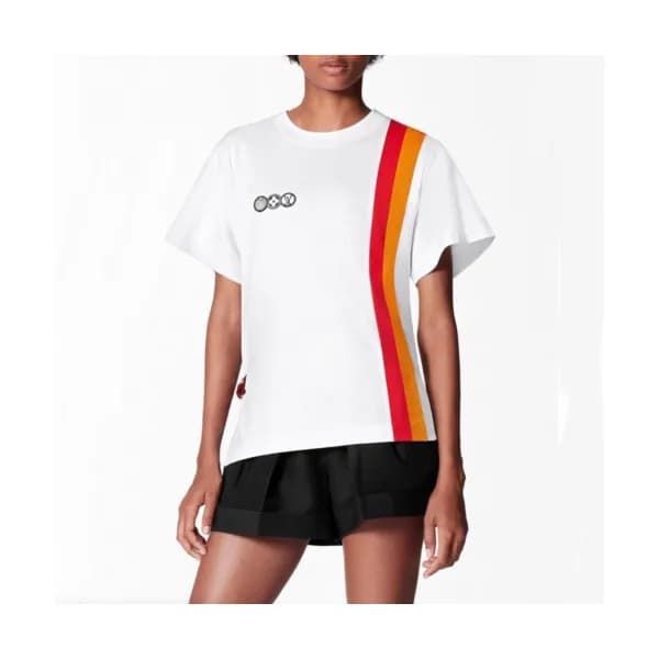 Louis vuitton 2019 Mens Crew-neck Cotton Short Sle… - 1