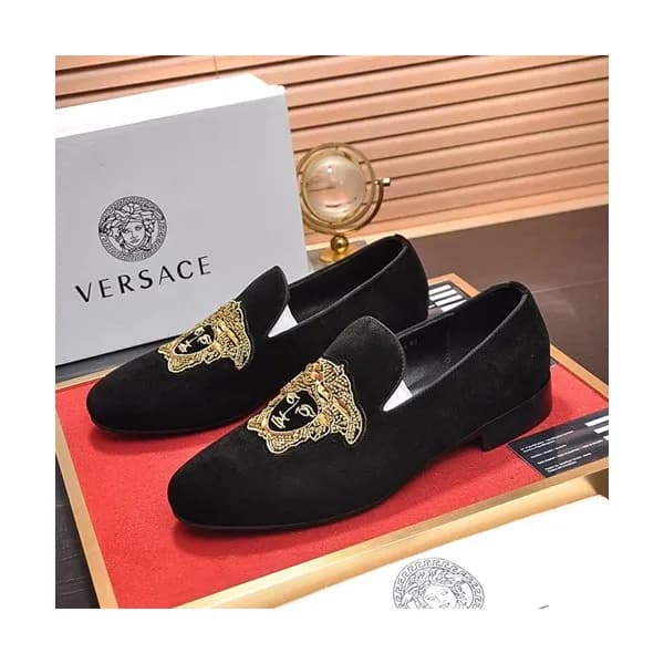 Versace 2020 Mens Leather Loafer - 베르사체 2020 남성용 레… - 1