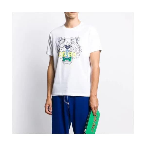 [겐조]Kenzo 2020 Mm/Wm Tiger Cotton Short Sleeved Ts… - 1