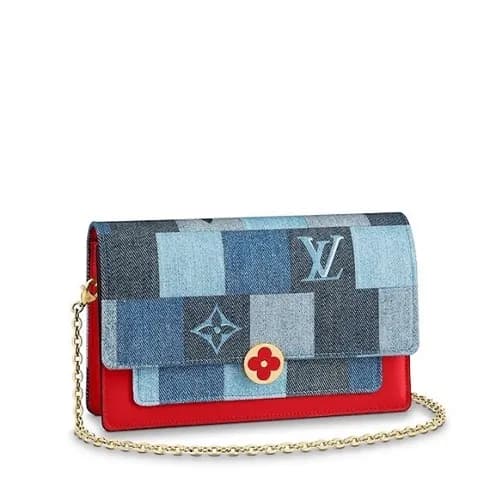 Louis Vuitton 2020 Denim Chain Shoulder Cross Bag,… - 1