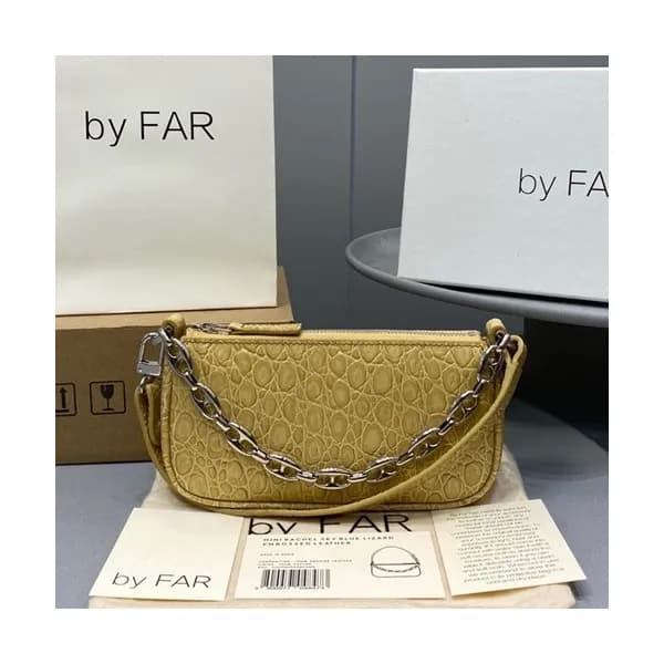 By Far 2020 Leather Tote Shoulder Bag,18cm - 바이 파 … - 1