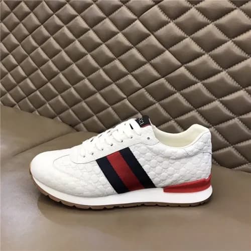 Gucci 2020 Men's Leather Sneakers - 구찌 2020 남성… - 1
