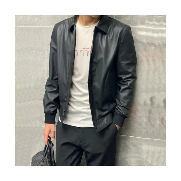 [제냐]Ermenegildo Zegna 2020 Mens Business Leather J… - 1