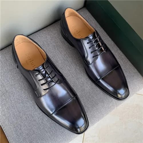 Berluti 2021 Men's Leather Oxford Shoes - 벨루티 … - 1