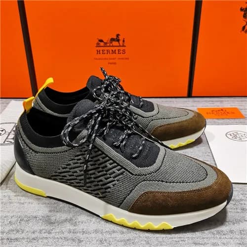 Hermes 2021 Men's Flyknit Sneakers - 에르메스 2021… - 1