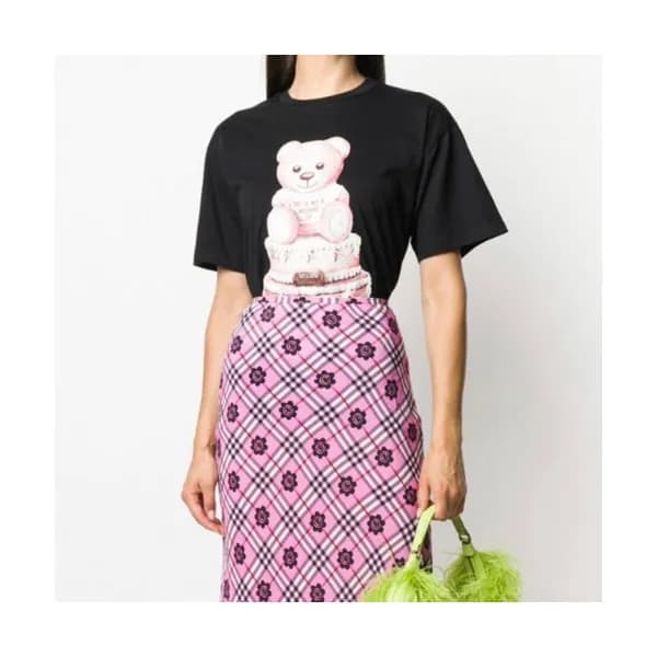 [모스키노]Moschino 2021 Mm/Wm Logo Cotton Short Sleeve… - 1