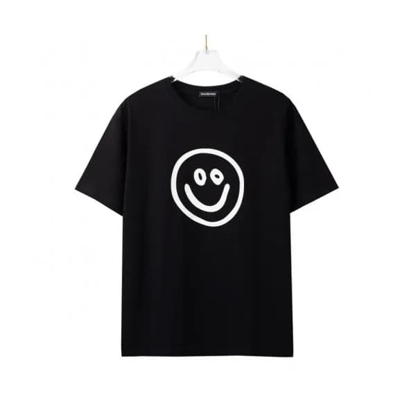 Balenciaga Mm/Wm Logo Cotton Short Sleeved Tshirt… - 1