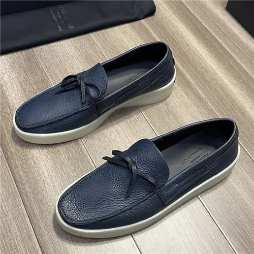 [매장판]Ermenegildo Zegna 2021 Men's Leather Loaf… - 1