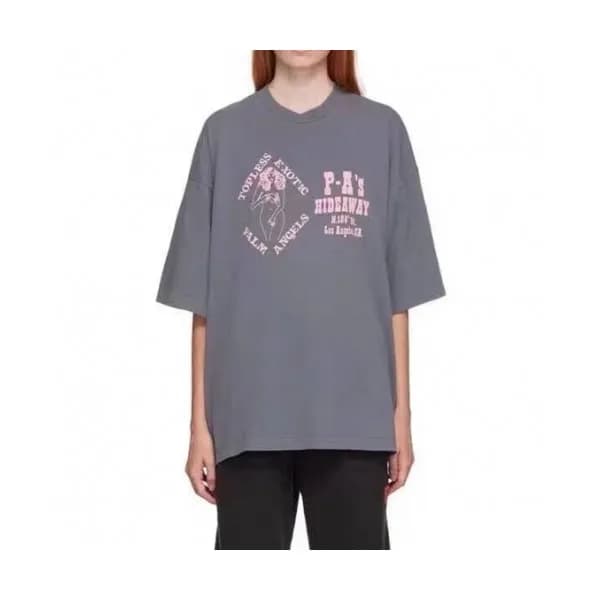 Palm Angels Mm/Wm Logo Cotton Short Sleeved Tshir… - 1