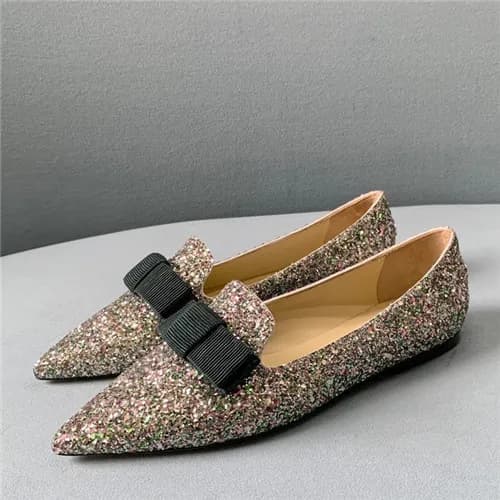 Jimmy Choo 2021 Women's Leather Flat,JIMS0109 … - 1