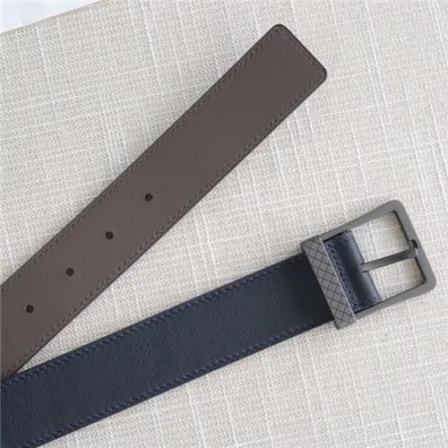 Bottega Veneta 2021 Men's Leather Belt,3.5cm,B… - 1