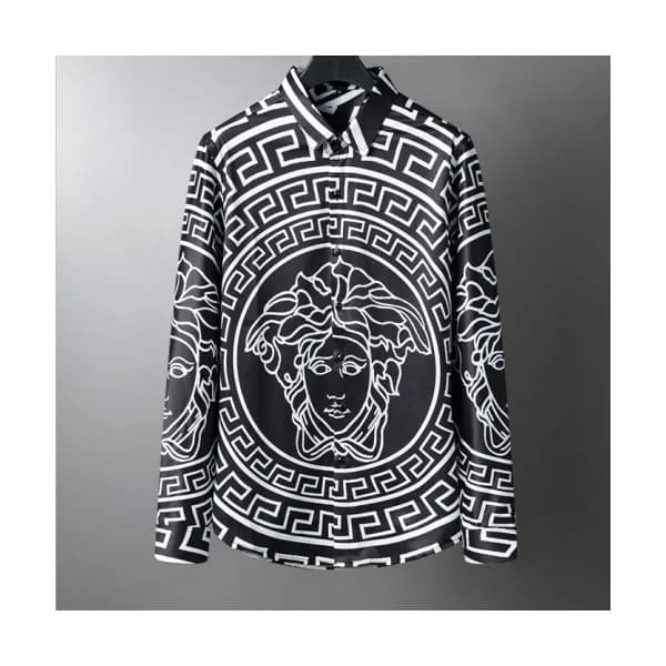 [클래식]Versace Mens Logo Tshirts Black - 베르사체 2021… - 1