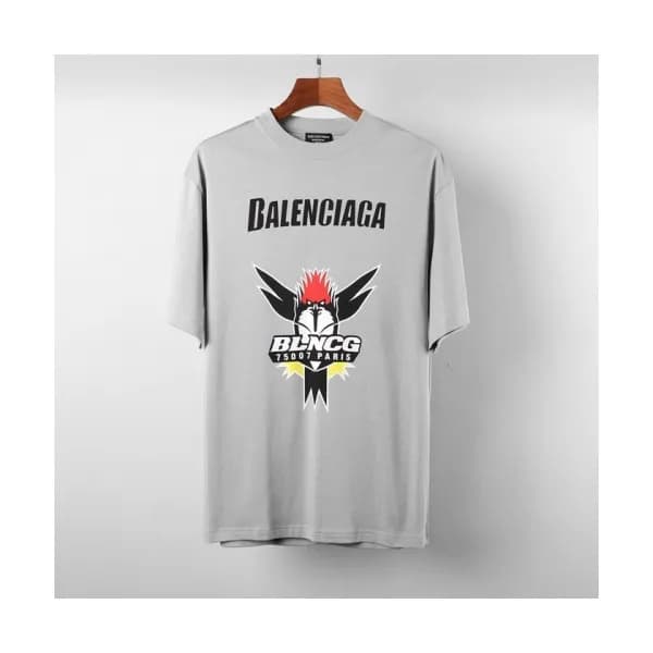 Balenciaga Mm/Wm Logo Cotton Short Sleeved Tshirt… - 1