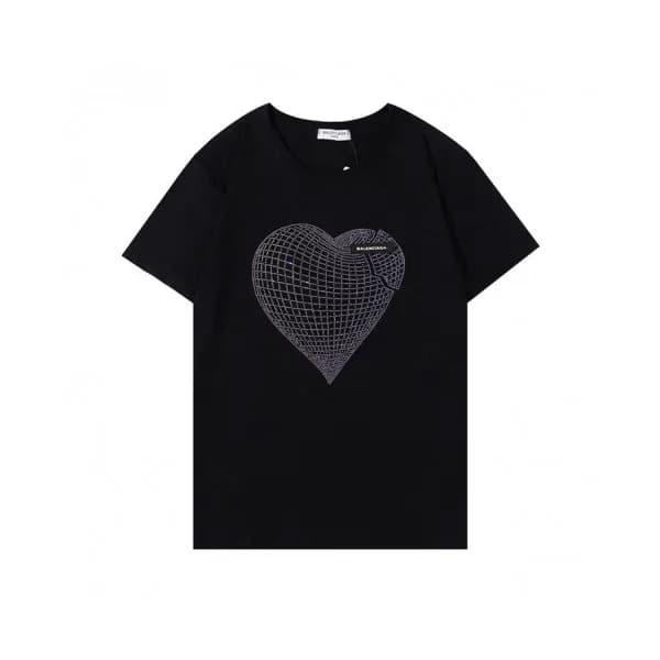 Balenciaga Mm/Wm Logo Cotton Short Sleeved Tshirt… - 1