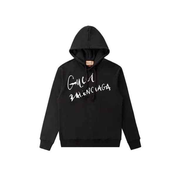 Gucci Mm/Wm Logo Casual Hoodie Black - 구찌 2021 남/… - 1