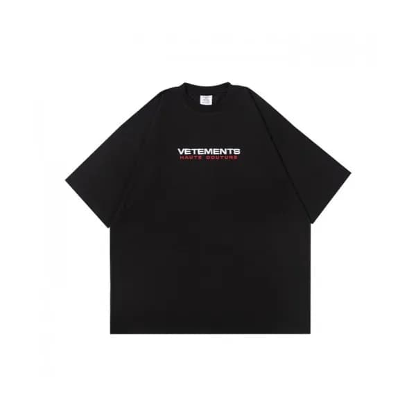 Vetements Mm/Wm Printing Logo Cotton Short Sleeve… - 1