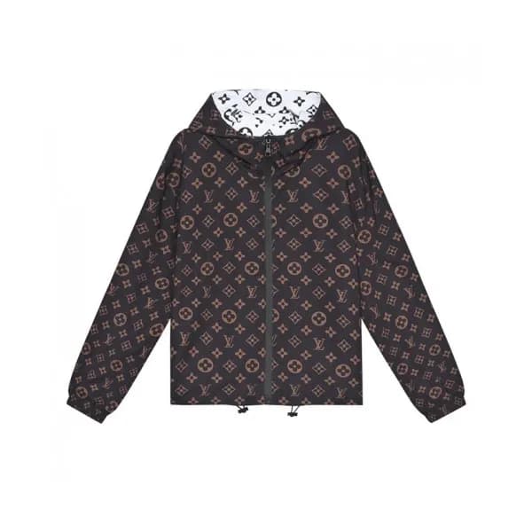 Louis vuitton Mens Logo Casual Jackets Brown - 루이… - 1