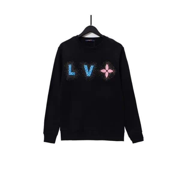 Louis vuitton Mm/Wm Casual Cotton Tshirts Black -… - 1