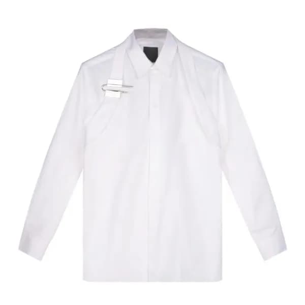 지방시 남성 모던 화이트 셔츠 - Mens White Tshirts - giv0599x - 1