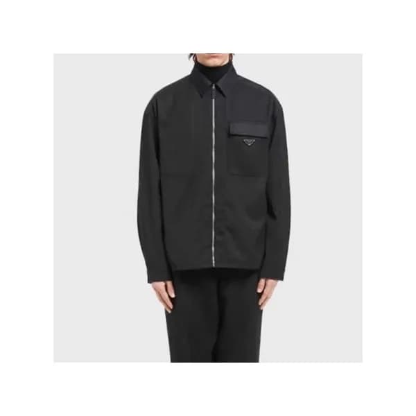 프라다 남성 캐쥬얼 블랙 자켓 - Mens Black Jackets - pra02807x - 1