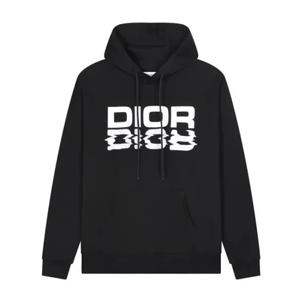 디올 남자 베이직 블랙 후드티 - Dior Mens Black Hoodie - dio021… - 1