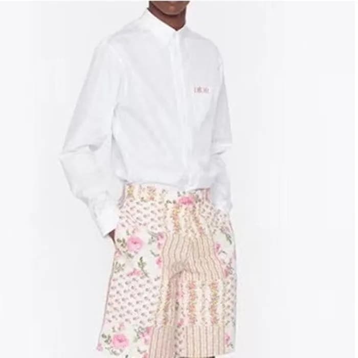 디올 남성 클래식 화이트 셔츠 - Dior Mens White Tshirts - dio21… - 1