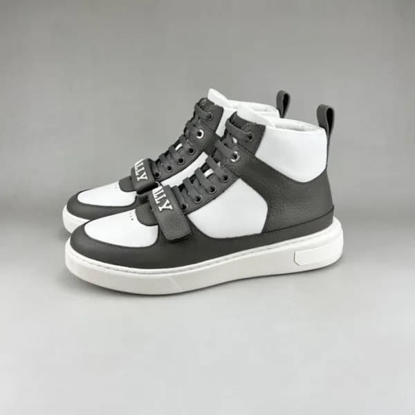 발리 남성 그레이 하이탑 스니커즈 - Bally Mens Gray Sneakers - ba… - 1