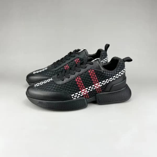 에르메스 남성 클래식 블랙 스니커즈 - Hermes Mens Black Sneakers -… - 1