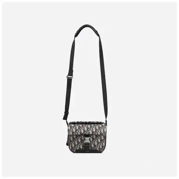 디올 남성 블랙 크로스백 - Dior Men Black Cross Bag - di193x - 1