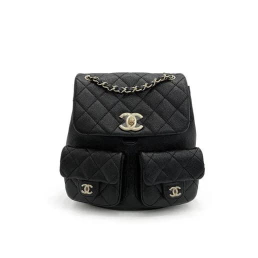샤넬 여성 블랙 23백 - Chanel Womens Black Back Pack - ch6… - 1