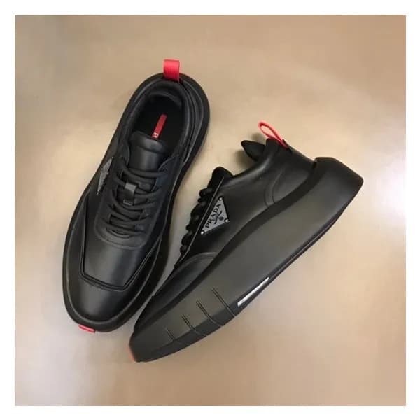 프라다 남성 블랙 스니커즈 - Prada Mens Black Sneakers - pr398… - 1