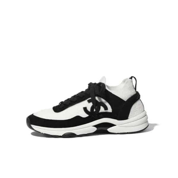 샤넬 여성 화이트 CC 스니커즈 - Chanel Womens White Sneakers -… - 1