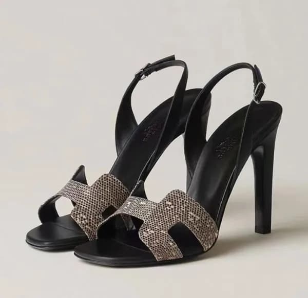 에르메스 여성 블랙 하이힐 - Hermes Womens Black High-heels - … - 1