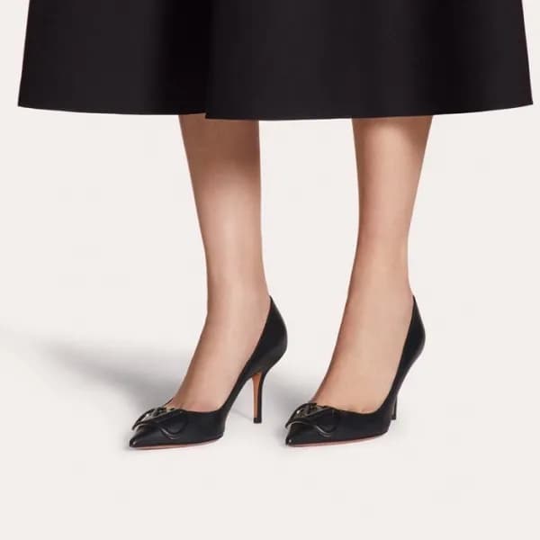 발렌티노 여성 블랙 구두 - Valentino Womens Black Shoes - va4… - 1