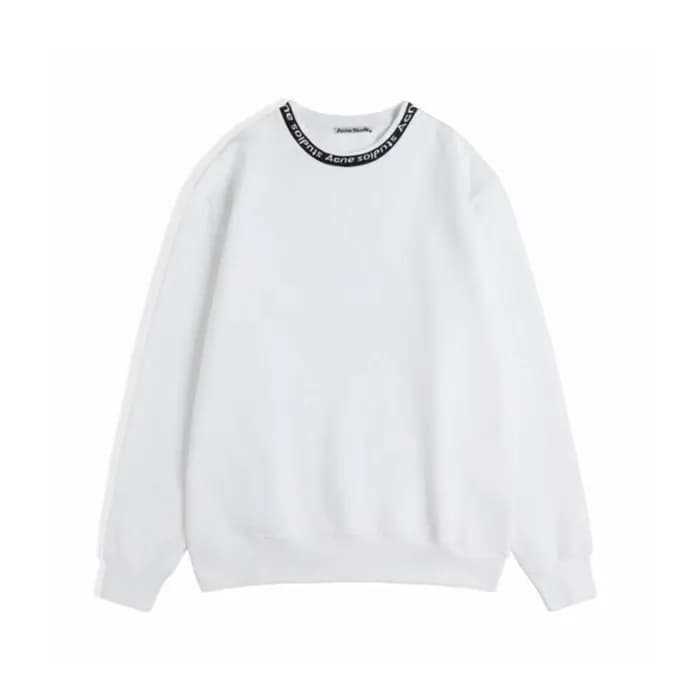 아크네 남성 화이트 크루넥 맨투맨 - Acne Mens White Tshirts - ace… - 1