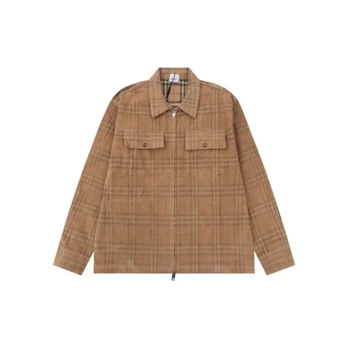 버버리 남성 브라운 집업 자켓 - Burberry Mens Brown Jackets - b… - 1