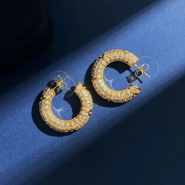 루이비통 여성 골드 이어링 - Louis vuitton Womens Gold Earring… - 1